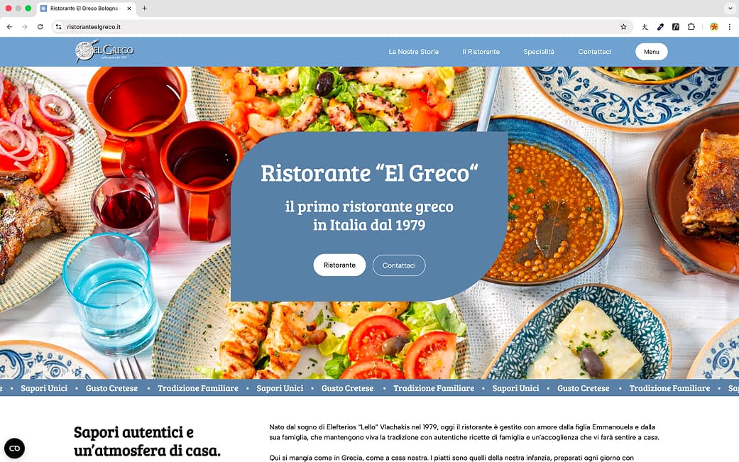 La Tavola degli Dei: missione branding per il ristorante che ha portato la Grecia in Italia. laptop screen